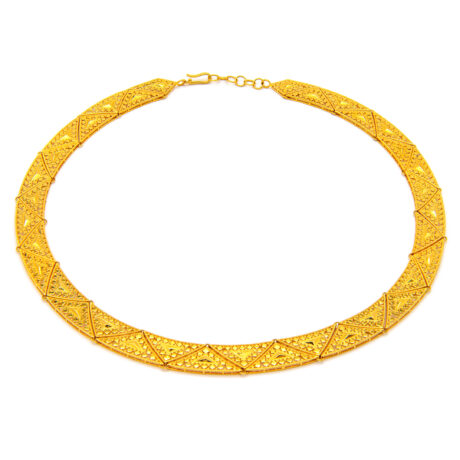 Triad Chocker Necklace 21k